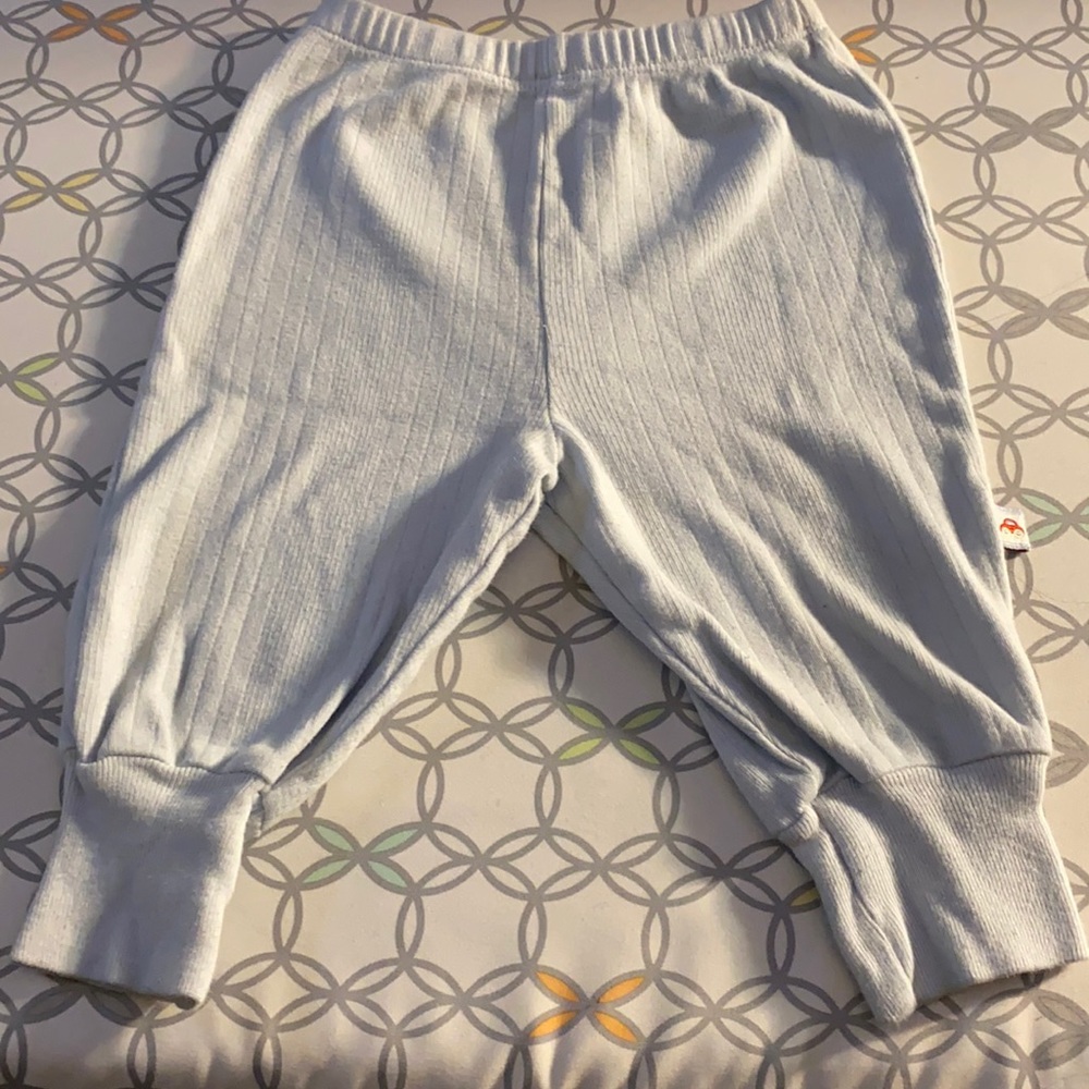 Light Blue Joggers. Size 3-6 Months